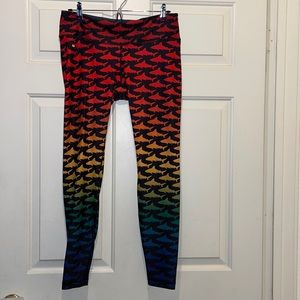 Aviator nation shark leggings XL worn once. Rare!!! Sold out!